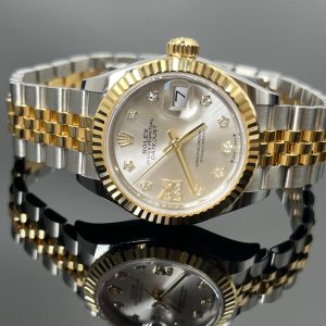 Rolex Lady Datejust | 279173-0003 | Silver with star diamonds Dial