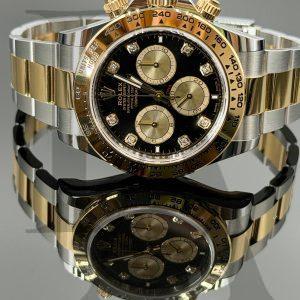 Rolex Daytona | 126503-0002 | 鑲鑽亮黑色及金色