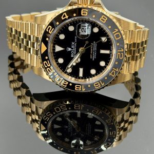 ROLEX | GMT-MASTER II | 126718GRNR-0001 | 全金皮蛋圈