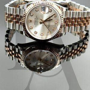 ROLEX | Datejust 31 | 278271-0016 | 鑲鑽銀色錶面