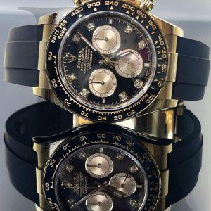 Rolex Daytona | 126518ln-0006 | 鑲鑽亮黑色及金色