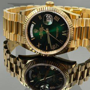 Rolex Day-Date 36 | 128238-0118 | Green ombré