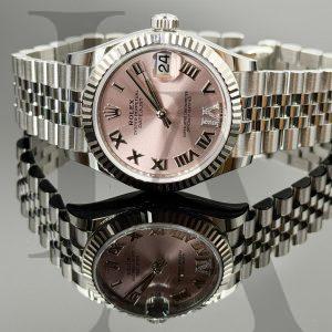 ROLEX | Datejust 31 | 278274-0024 | 鑲鑽粉紅色錶面
