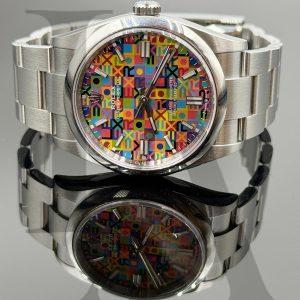 Rolex Oyster Perpetual 36 | 126000-0016 | 彩色紀念花紋錶面