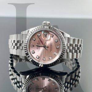 Rolex Lady Datejust | 279174-0003 | 粉紅鑲鑽錶面