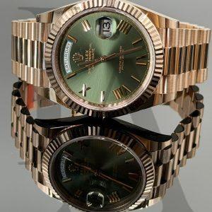 Rolex Day-Date 40 | 228235-0025 | 橄欖綠色錶面