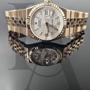 Rolex Land-Dweller 36 | 127235-0001 | 醇白色蜂巢圖案錶面