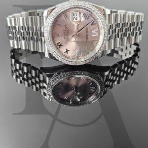 Rolex Datejust 36 | 126284RBR-0057 | Pink set with Diamonds