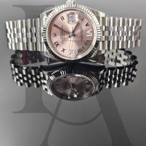 Rolex Datejust 36 | 126234-0065 | Pink set with diamonds