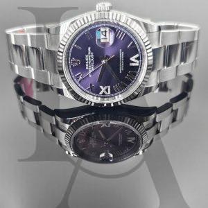 ROLEX | DATEJUST 36 | 126234-0064 | 鑲鑽茄紫色錶面